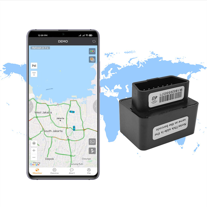 Wholesale 4G OBD GPS tracker Device for truck fleet management car real time tracking system with google maps