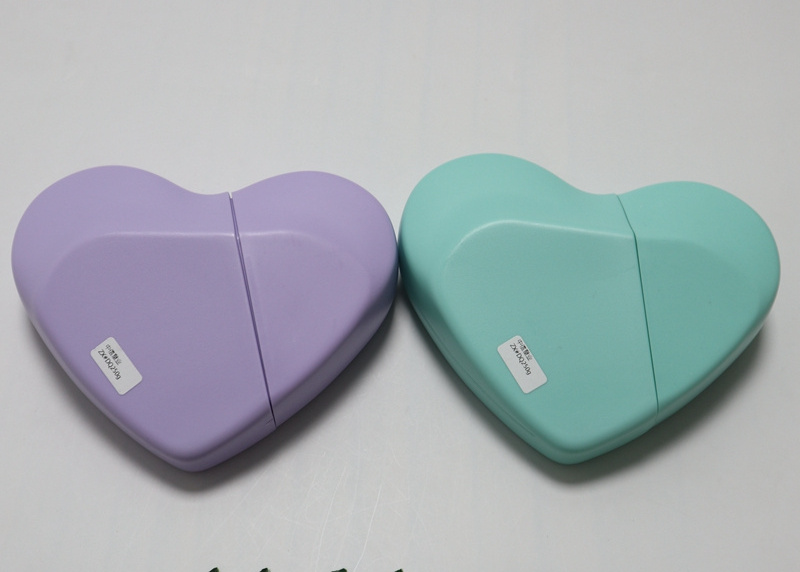 Unique design heart shape HDPE lotion bottle 250ml shampoo cosmetic packaging with pump