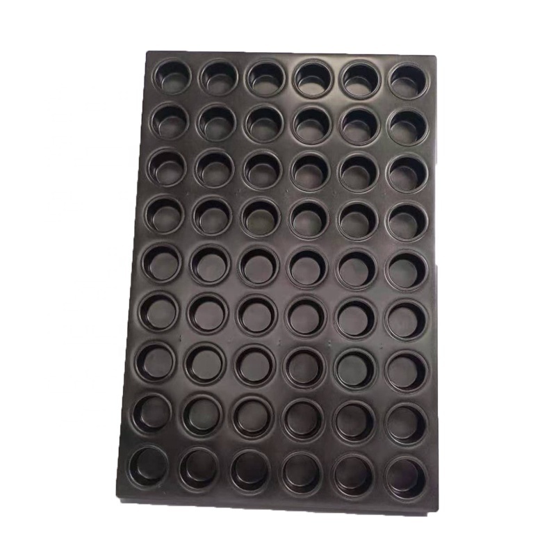 Factory Hot Selling Aluminum Steel 54 Cups Round Shape Muffin  Pan Baking Trays