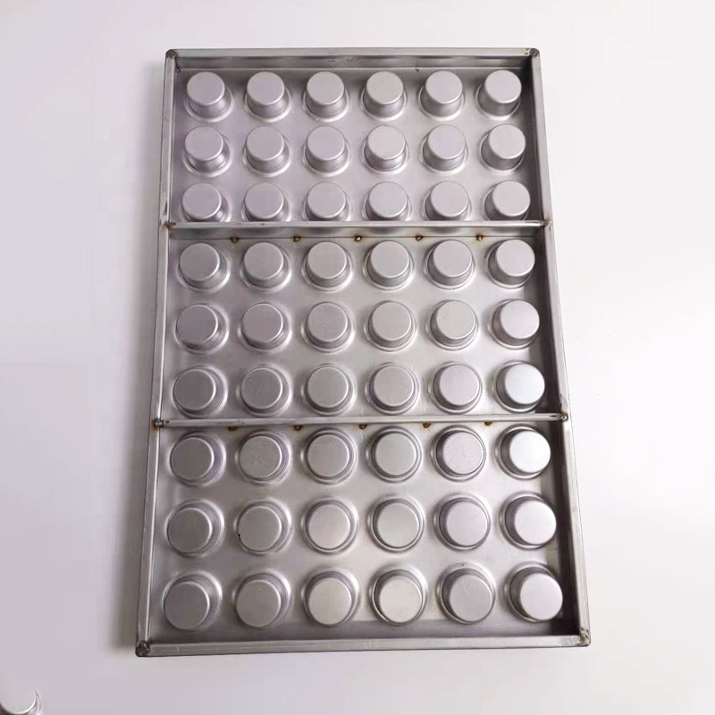 Factory Hot Selling Aluminum Steel 54 Cups Round Shape Muffin  Pan Baking Trays