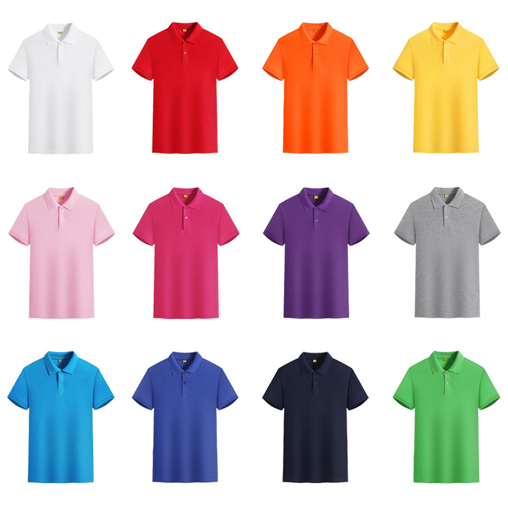 Sublimation Blank Polyester Golf T Shirts Plain T-shirts Custom Logo Polo T Shirt Printing Plus Size Men's Polo Shirts For Men