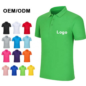 Sublimation Blank Polyester Golf T Shirts Plain T-shirts Custom Logo Polo T Shirt Printing Plus Size Men's Polo Shirts For Men