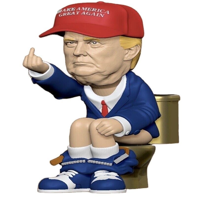 Custom Famous Figure the US Personalized President Creative Statues Figures Dashboard Bobble Head Handcrafted Resin Sculptures