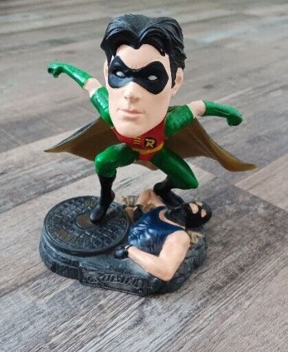 Classic Movie Character Figurines Headstrong Heroes Dynamic Flying Statue Bobble Head Hand Crafted Multi Color Bobblehead Statue