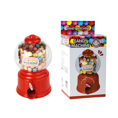 Cute Sweet Mini Candy Machine Children Bank Toys Dispenser Coin Saving Box Piggy Bank Home Decor Kids Plastic Candy Toys