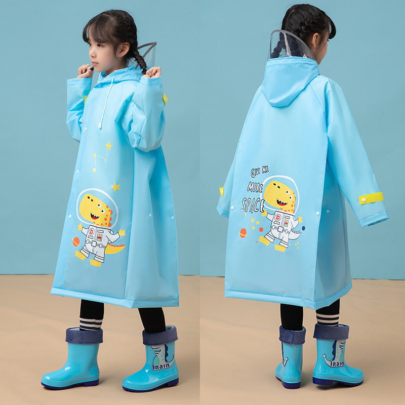 New fashion cartoon children's raincoat kids rain jacket with school thick poncho jacket waterproof for kids