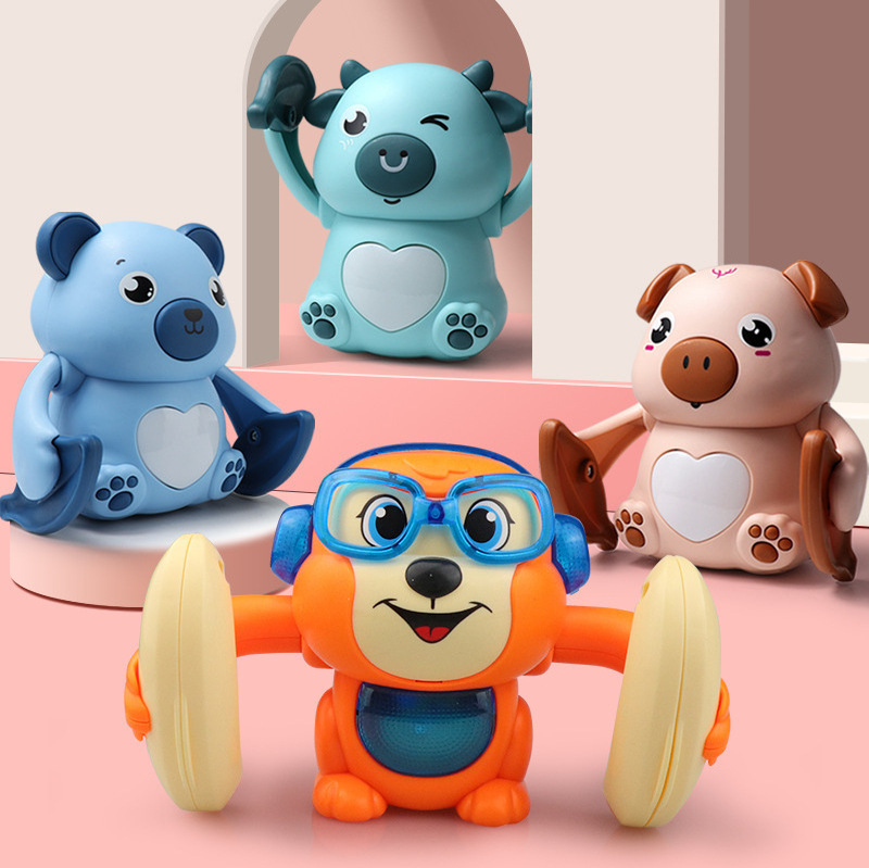 2023 Hot Sale Baby Voice Control Rolling Toys For Children Music Dolls Kid's Toys Sound Control Rolling Toys For Kids