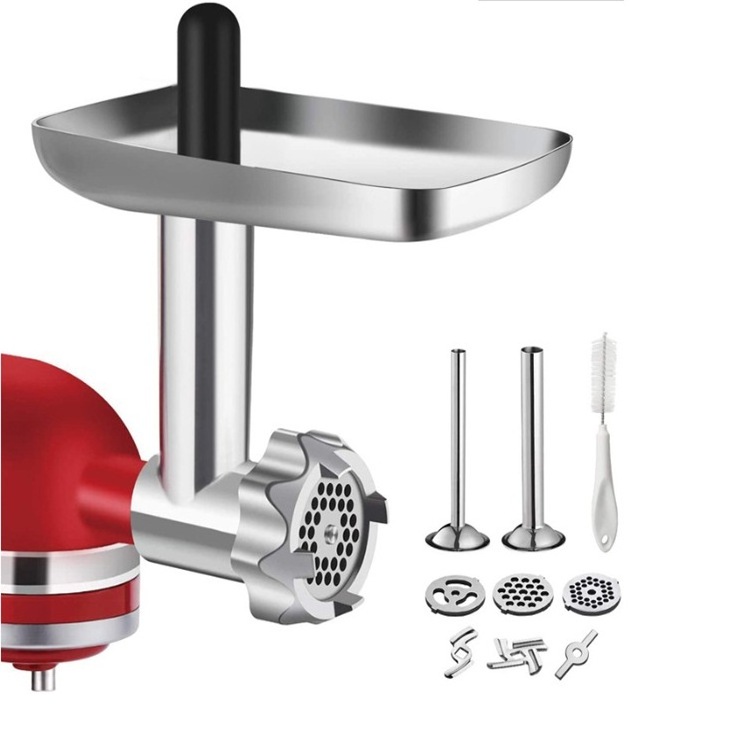 Hot sales Food Meat Grinder for Kitchen Stand Mixers SM-50 Sausage Stuffer/Grinding Plates/Grinding Blade Accessory