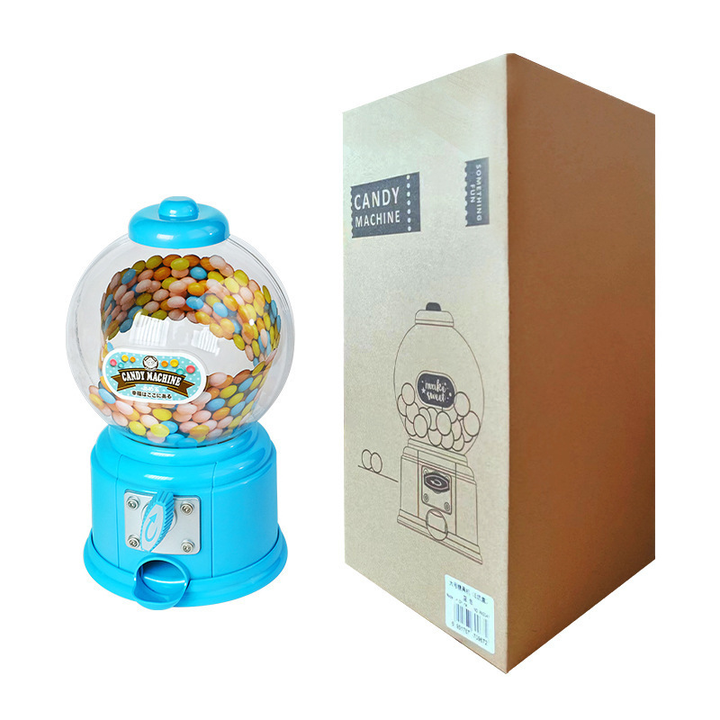 Cute Sweet Mini Candy Machine Children Bank Toys Dispenser Coin Saving Box Piggy Bank Home Decor Kids Plastic Candy Toys