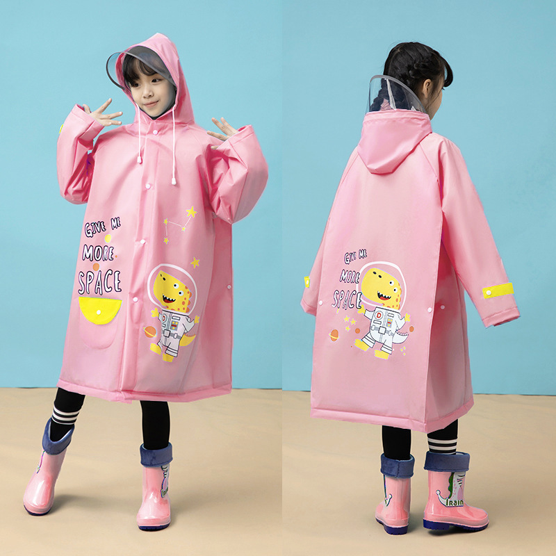 New fashion cartoon children's raincoat kids rain jacket with school thick poncho jacket waterproof for kids