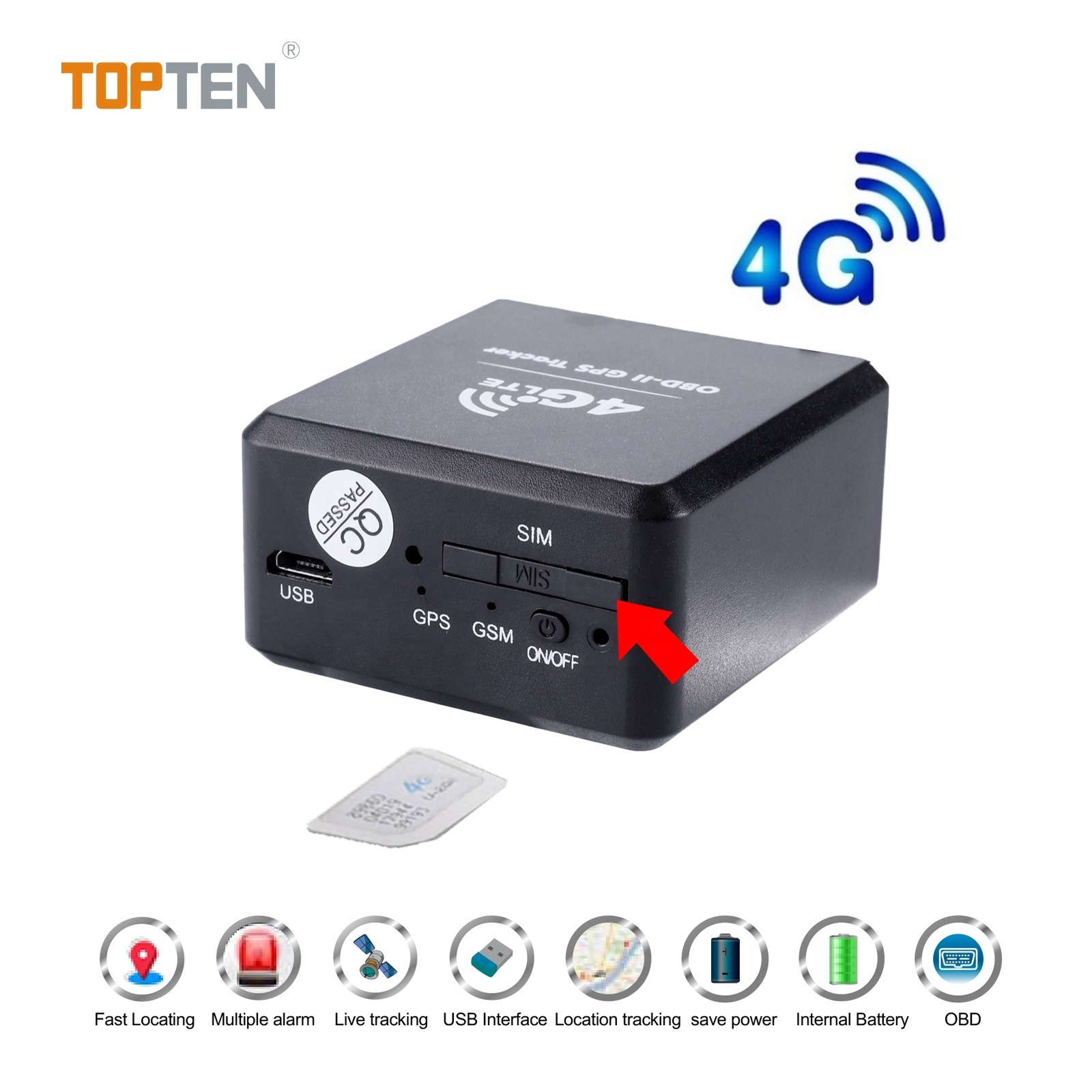 OBD II 4G LTE GPS Tracker OBD2 GPS Tracking device With Diagnostic Function Scanner,Online monotoring software