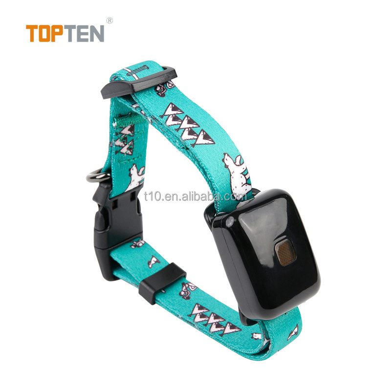 Topten PT07 New Waterproof IPX7 GPS Pet Dog Training Tracker Collars for Hunting Dogs