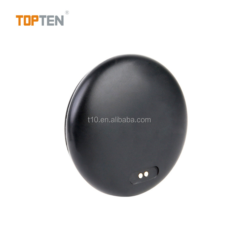 Round GPS Tracker GSM Tracking System For Car Kid Pet Portable Gps Gprs Gsm Tracker Device For Personal Vehicle PT77