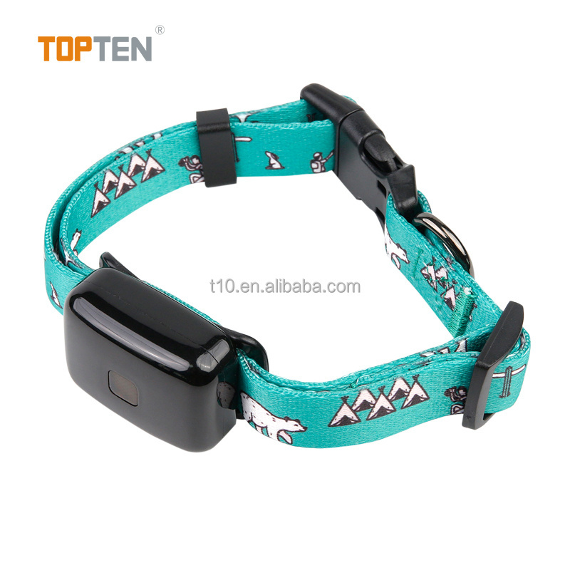 Topten PT07 New Waterproof IPX7 GPS Pet Dog Training Tracker Collars for Hunting Dogs