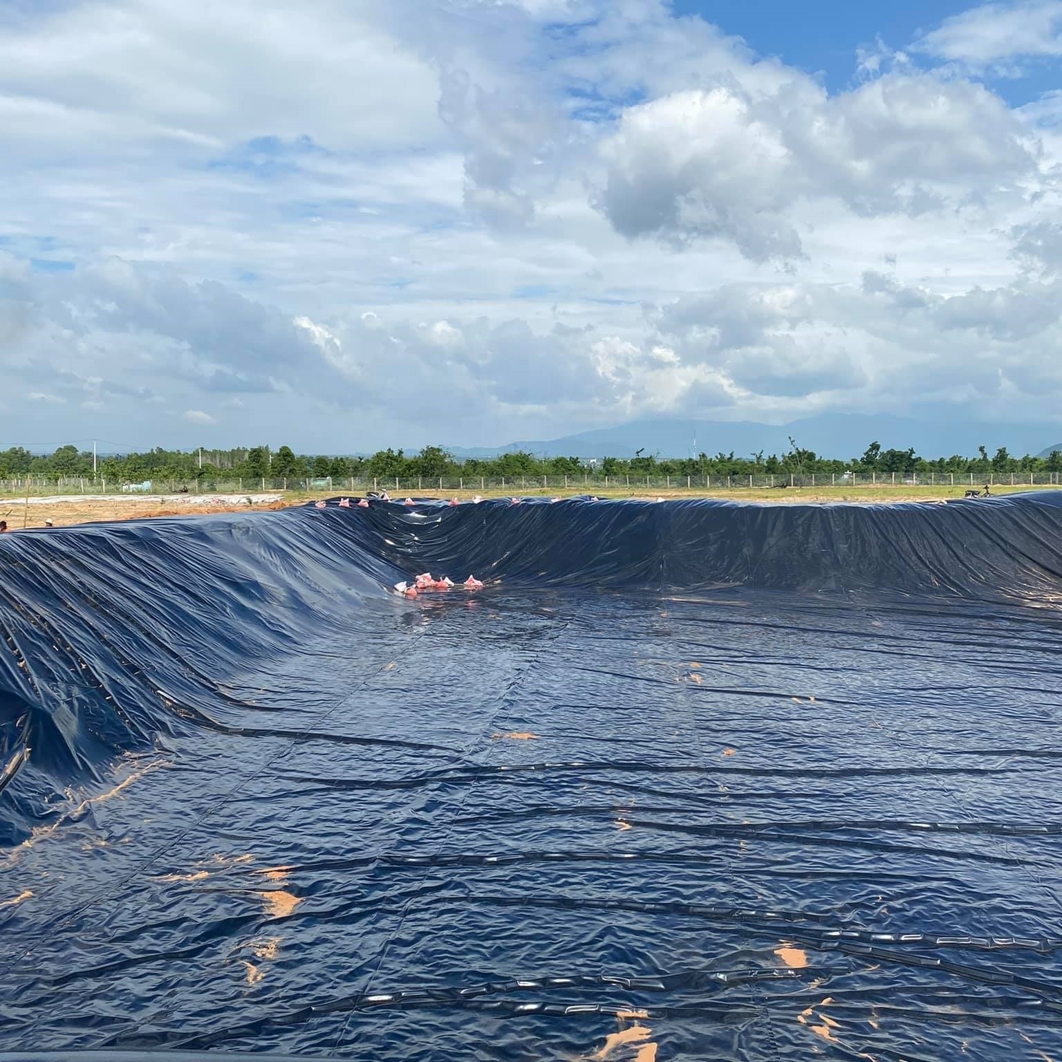 1mm 1.5mm  hdpe geomembrane pond liner / waterproofing  for irrigation project