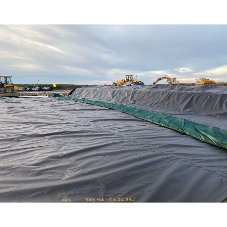 High Tensile Strength 1.0mm 2.0mm  Hdpe Geomembrane Pond Liner