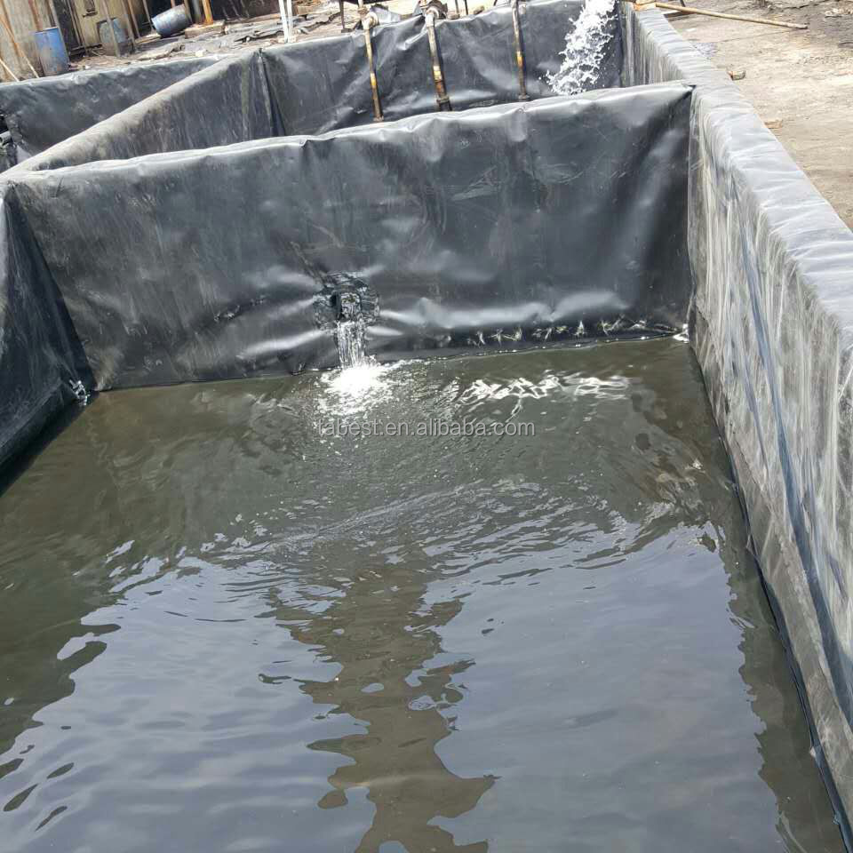 0.5mm 0.75mm 1mm 2mm HDPE geomembrane pond liner for prawn farms