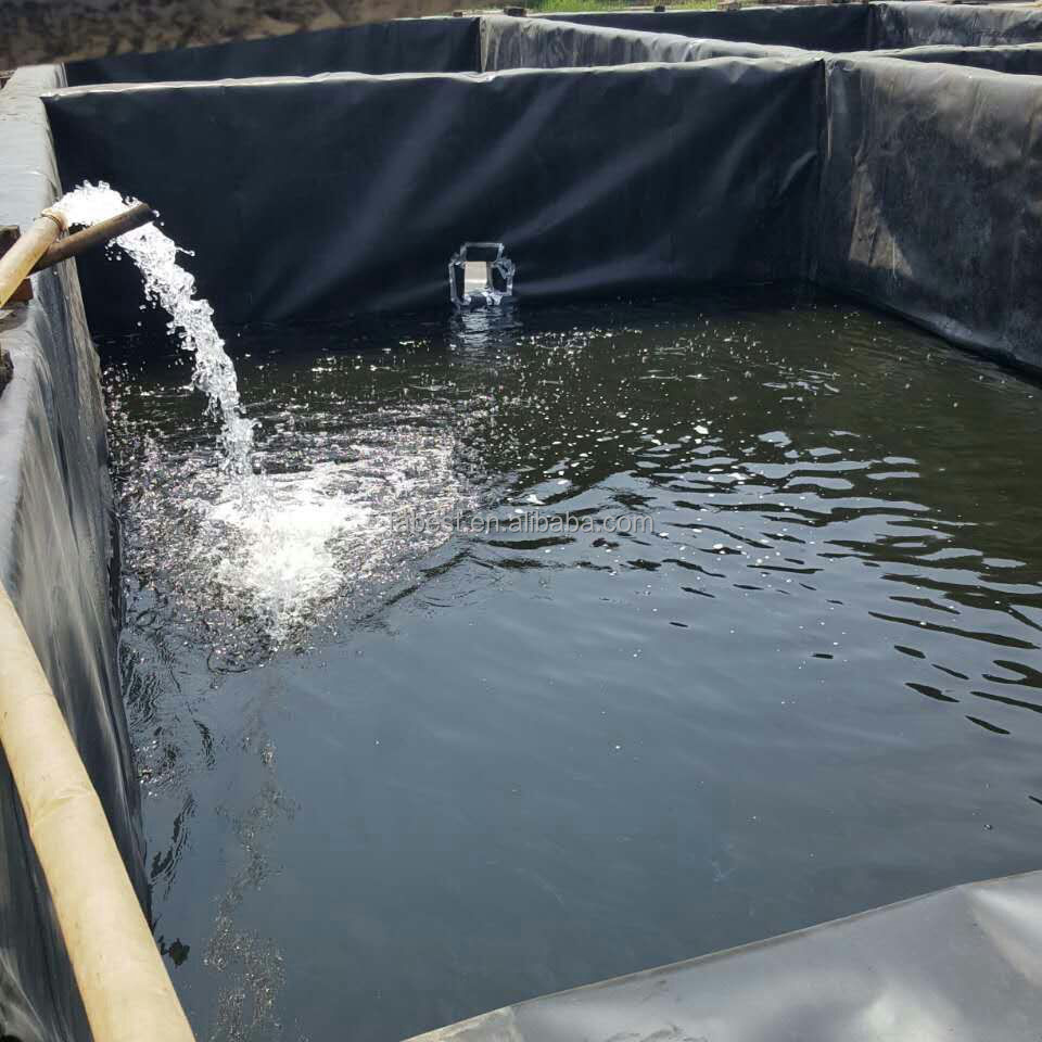 0.5mm 0.75mm 1mm 2mm HDPE geomembrane pond liner for prawn farms