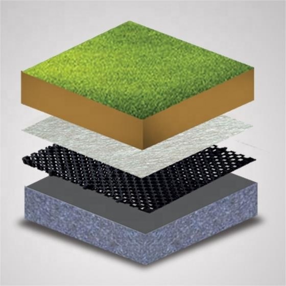 30 mm drainage membrane nonwoven geotextile roof garden drain mat vertical greening wall drainage cell