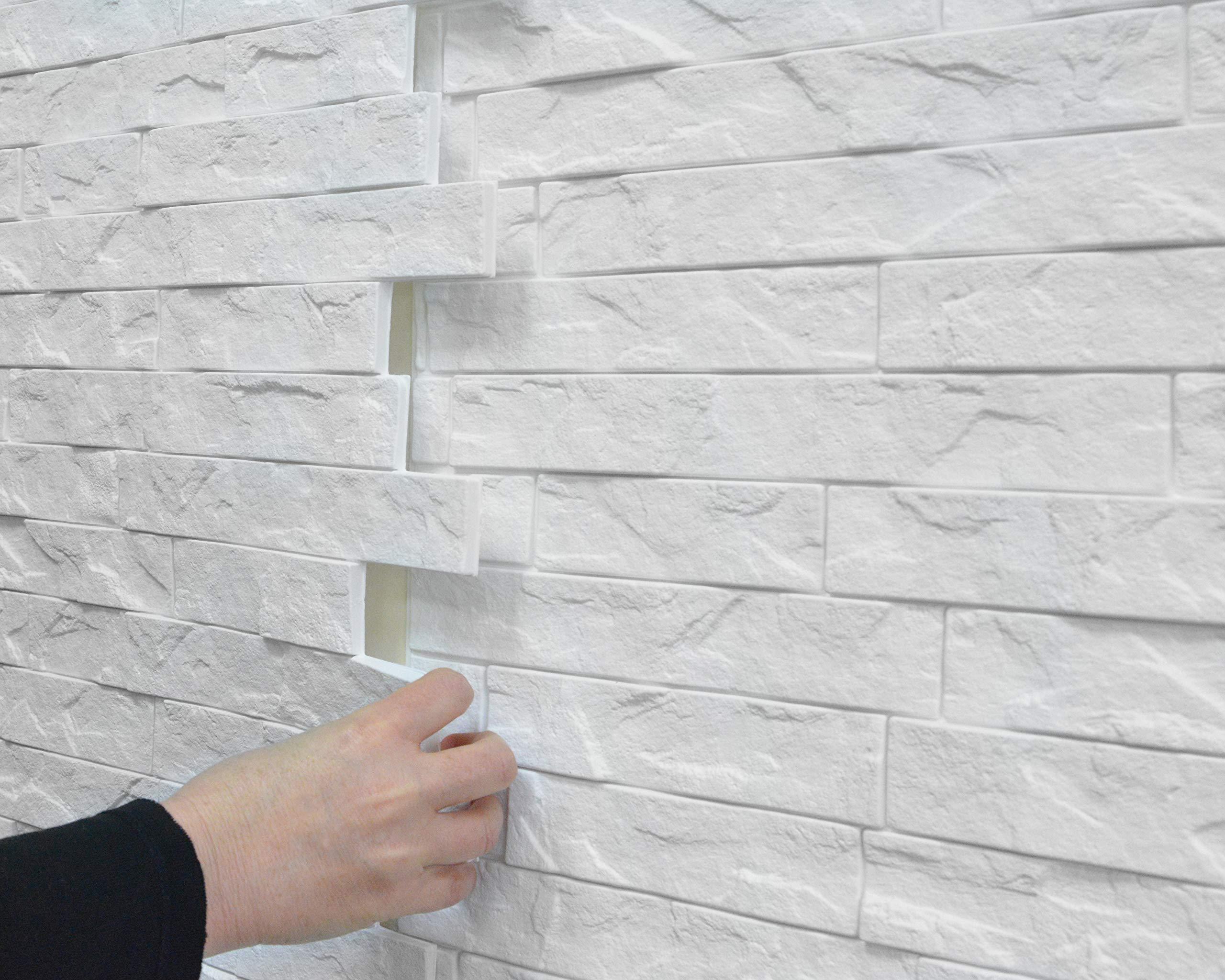 custom Self-Adhesive Peel and Stick Wallpaper brick 3D Wall Panels for DIY installation wall covering