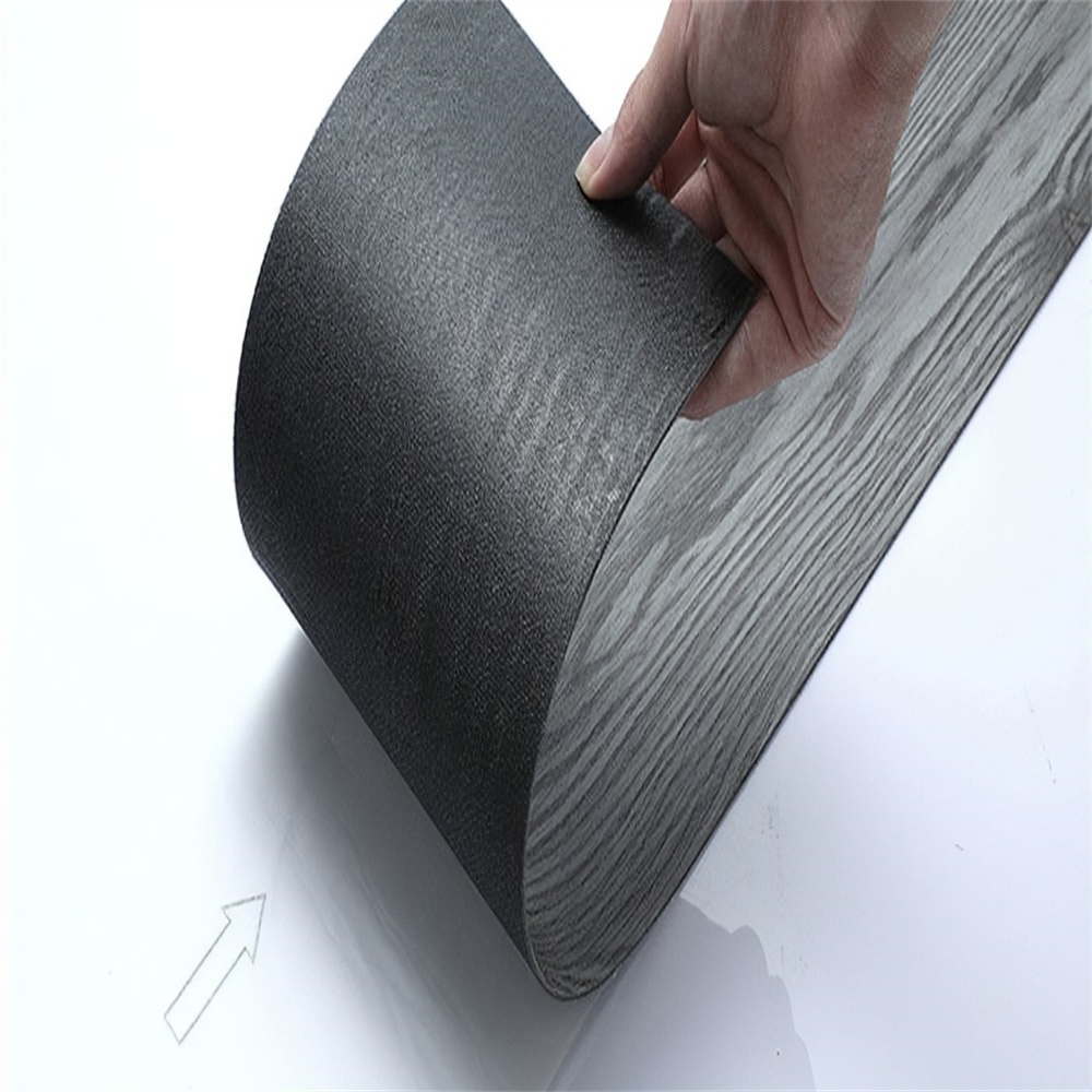 Self adhesive PVC flooring peel and stick porcelain wood floor pvc ceil tile interlock grain Luxury Vinyl Flooring Supplier