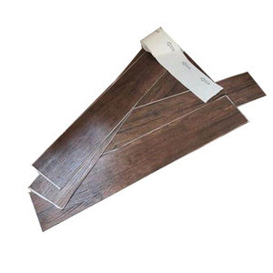 Self adhesive PVC flooring peel and stick porcelain wood floor pvc ceil tile interlock grain Luxury Vinyl Flooring Supplier