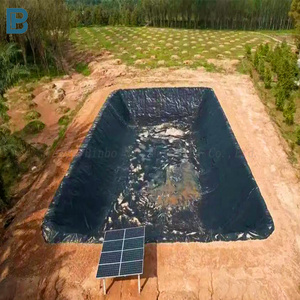 Custom pond liner  thickness 0.5mm 0.75mm 1mm epdm rubber pond liner pvc hdpe geomembrane for biofloc reinforced pond liner