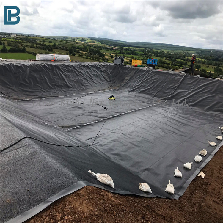 Custom pond liner  thickness 0.5mm 0.75mm 1mm epdm rubber pond liner pvc hdpe geomembrane for biofloc reinforced pond liner