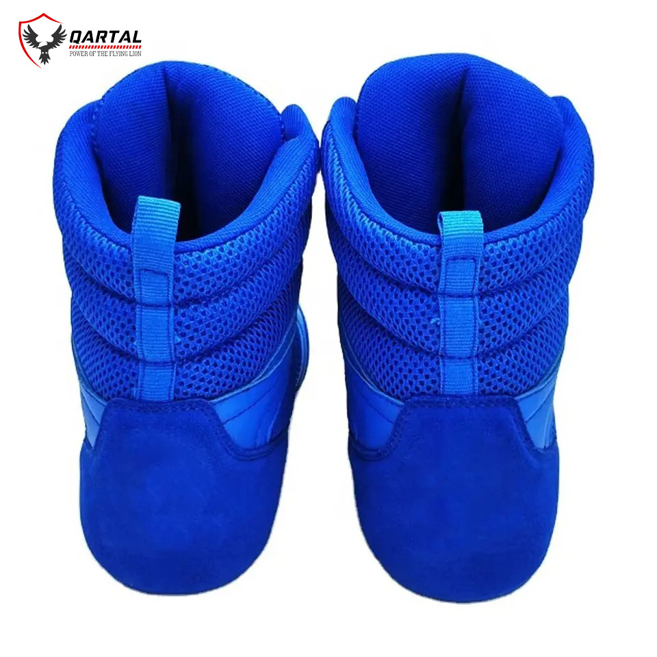 Professional Wholesale Mesh Breathable Customized Your Own Logo And Design Non Slip Kick Boxing Wrestling Shoes