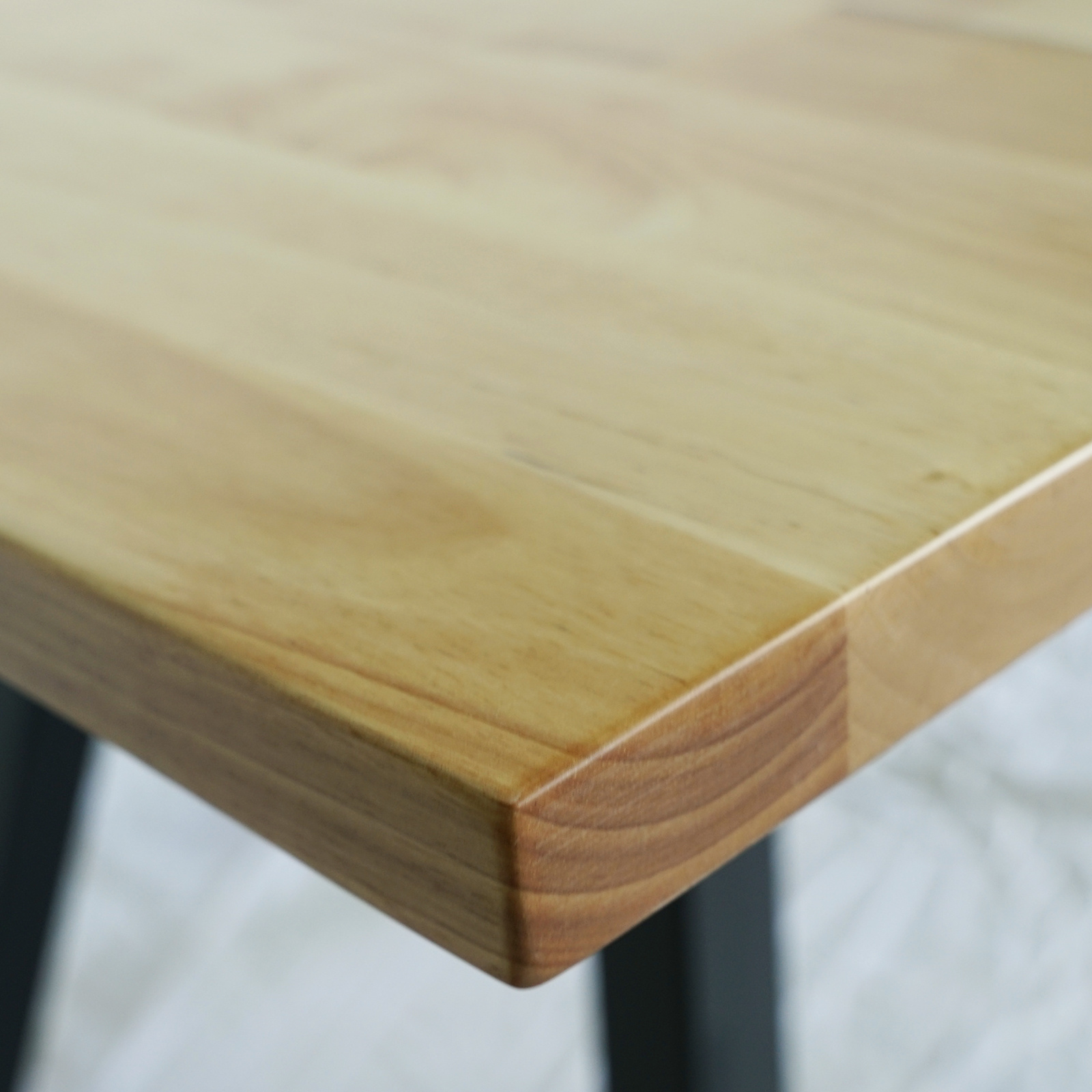 Solid wood Rubber wood  table top countertop OEM/ODM