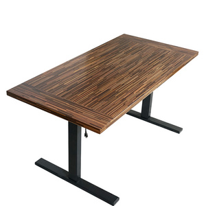 Dining room furniture Decorated dining table Kitchen Rectangular dining table Wooden table top