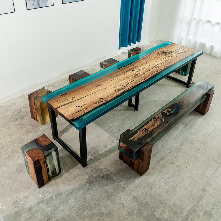 Epoxy Resin Wood dining table and table top