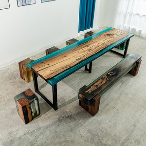 Epoxy Resin Wood dining table and table top