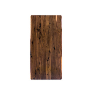 Solid black walnut live edge rustic style dining table top 30x60x0.8inch