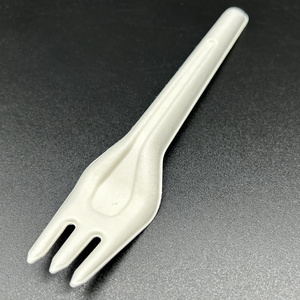 biodegradable Sugarcane Pulp cutlery disposable fork bagasse forks