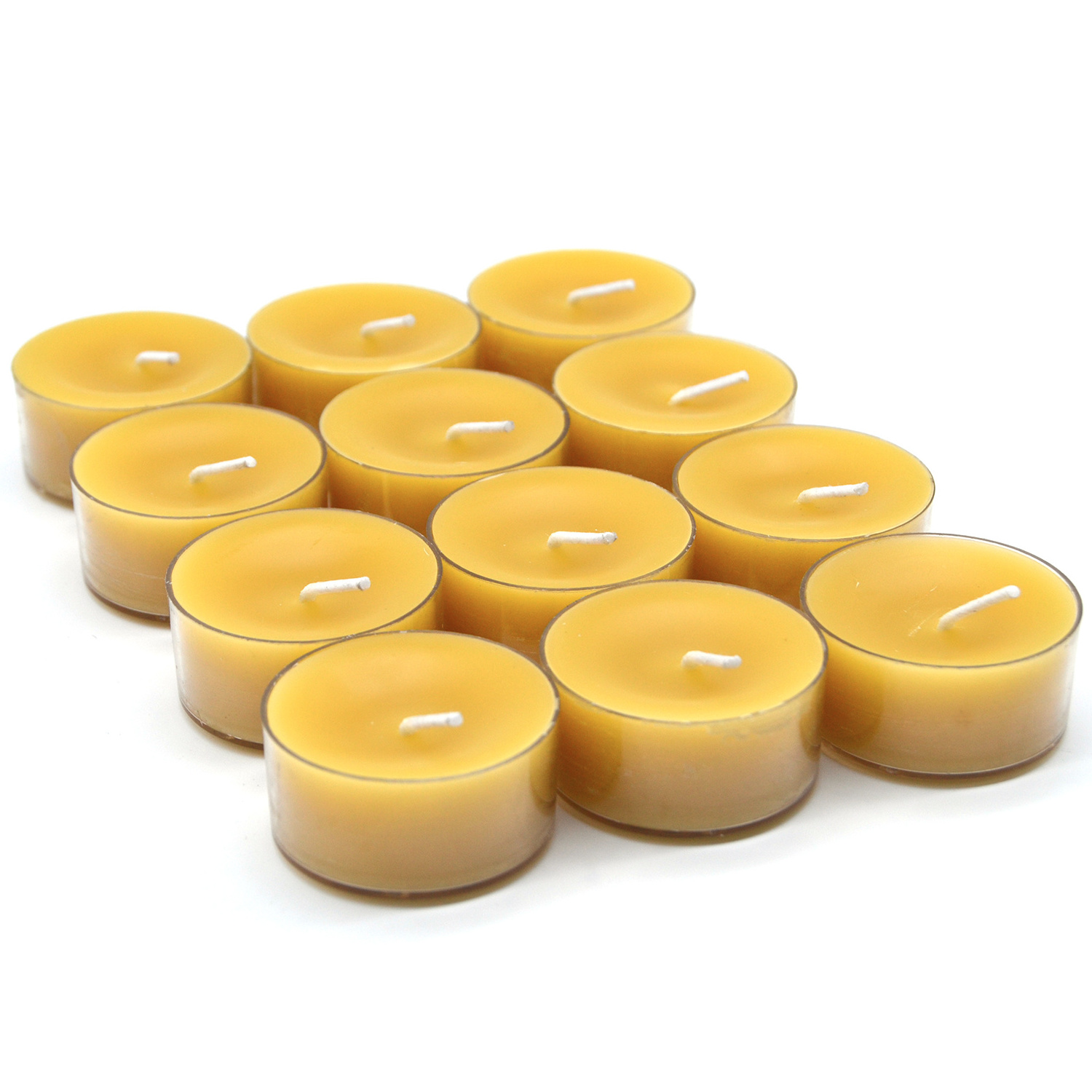 Wholesale Private Label Mini Beeswax Tealight Candles In Bulk