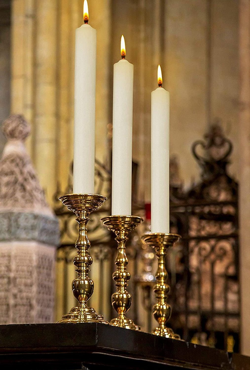 Unscented Rustic Emergency Long Burning Candle Sticks