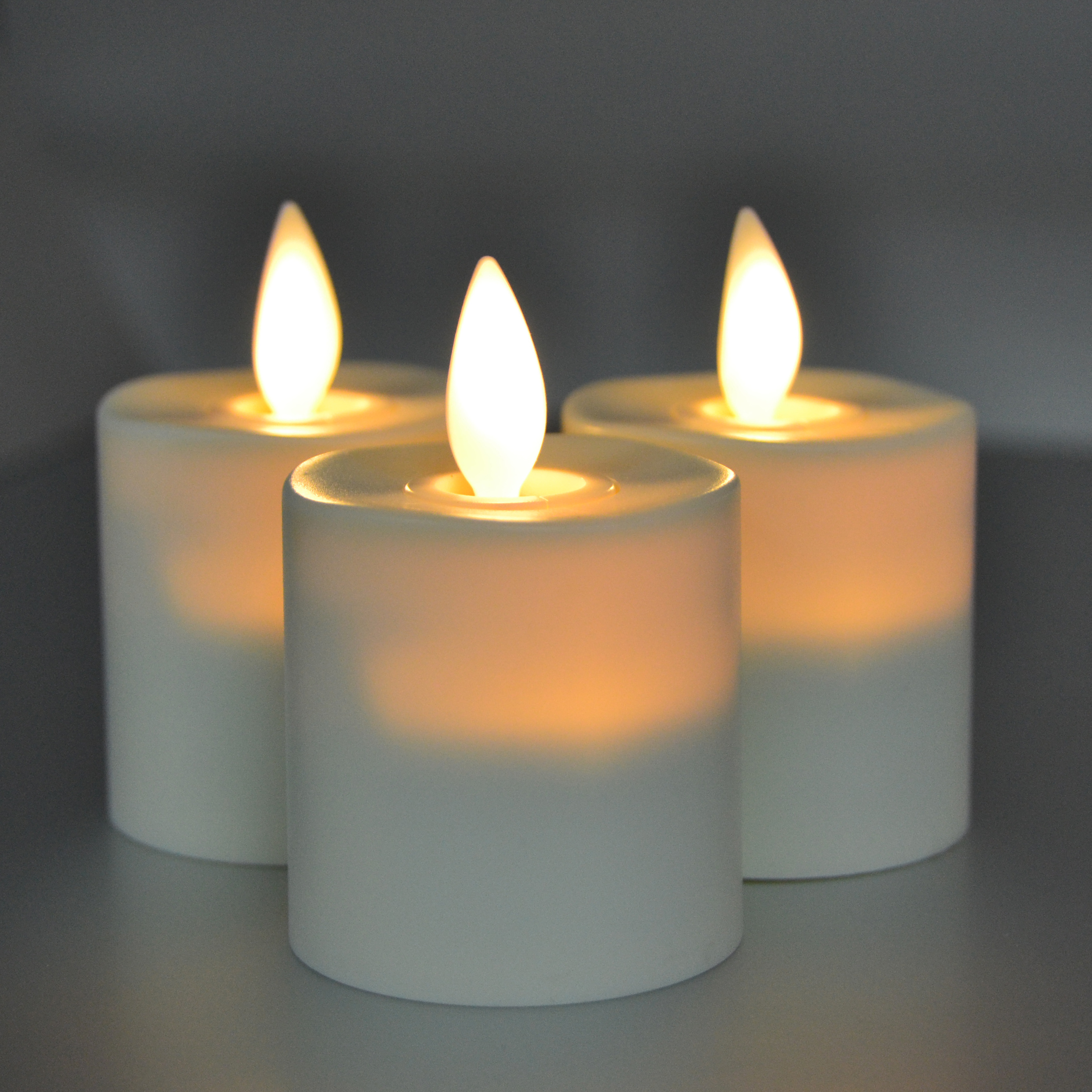 Festively Decoration Bright Dancing Wick Led Flameless Tealight Candles