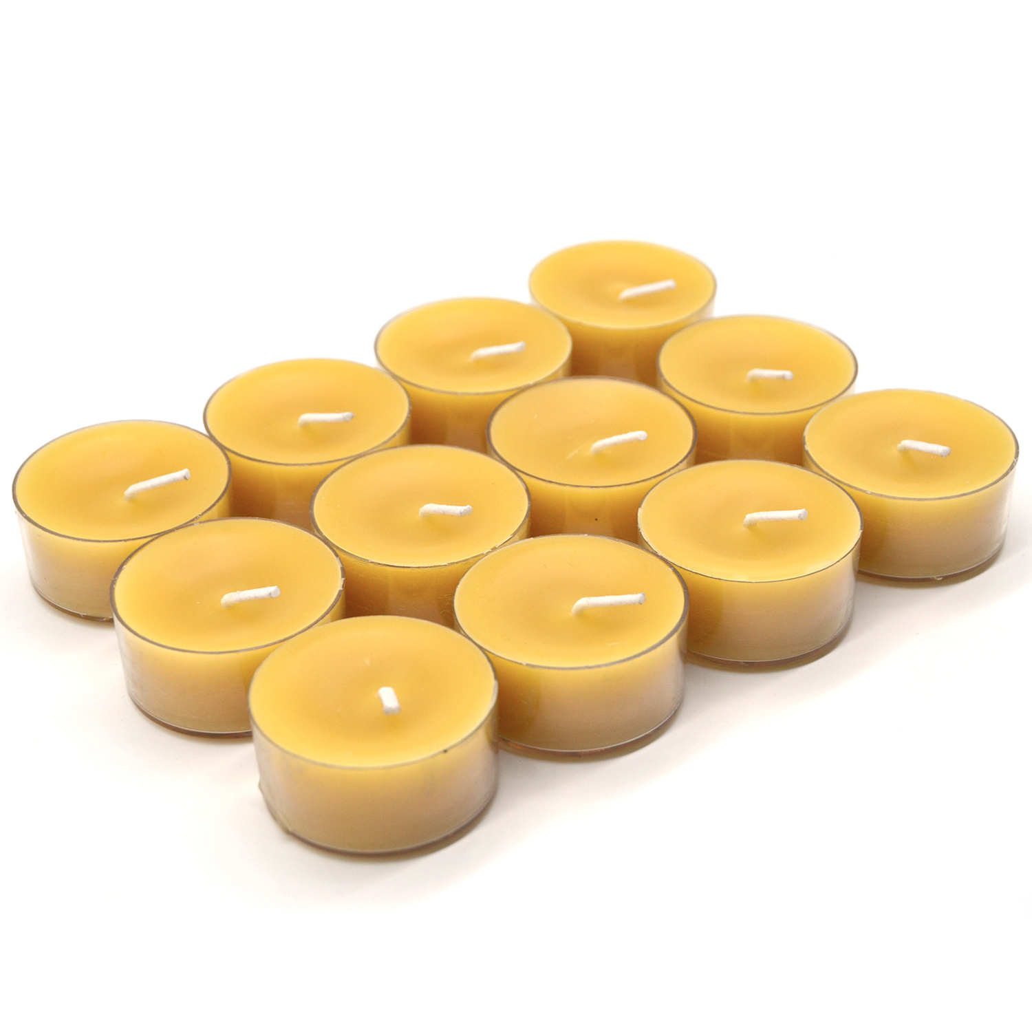 Smokeless Natural Smell Handmade 100% Pure Beeswax Tealight Tea Light Candles