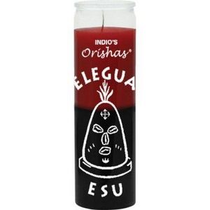 7 day Orisha Elegua Red & Black Candle