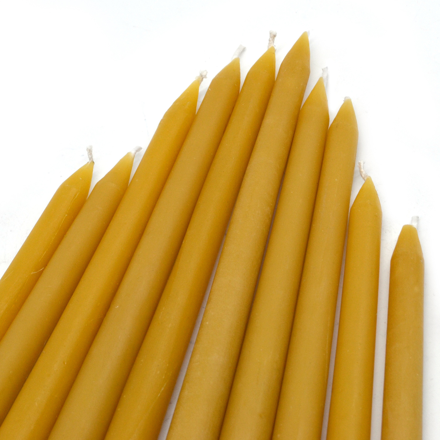 Long Burning Stick Bee Wax Handmade Taper Candles