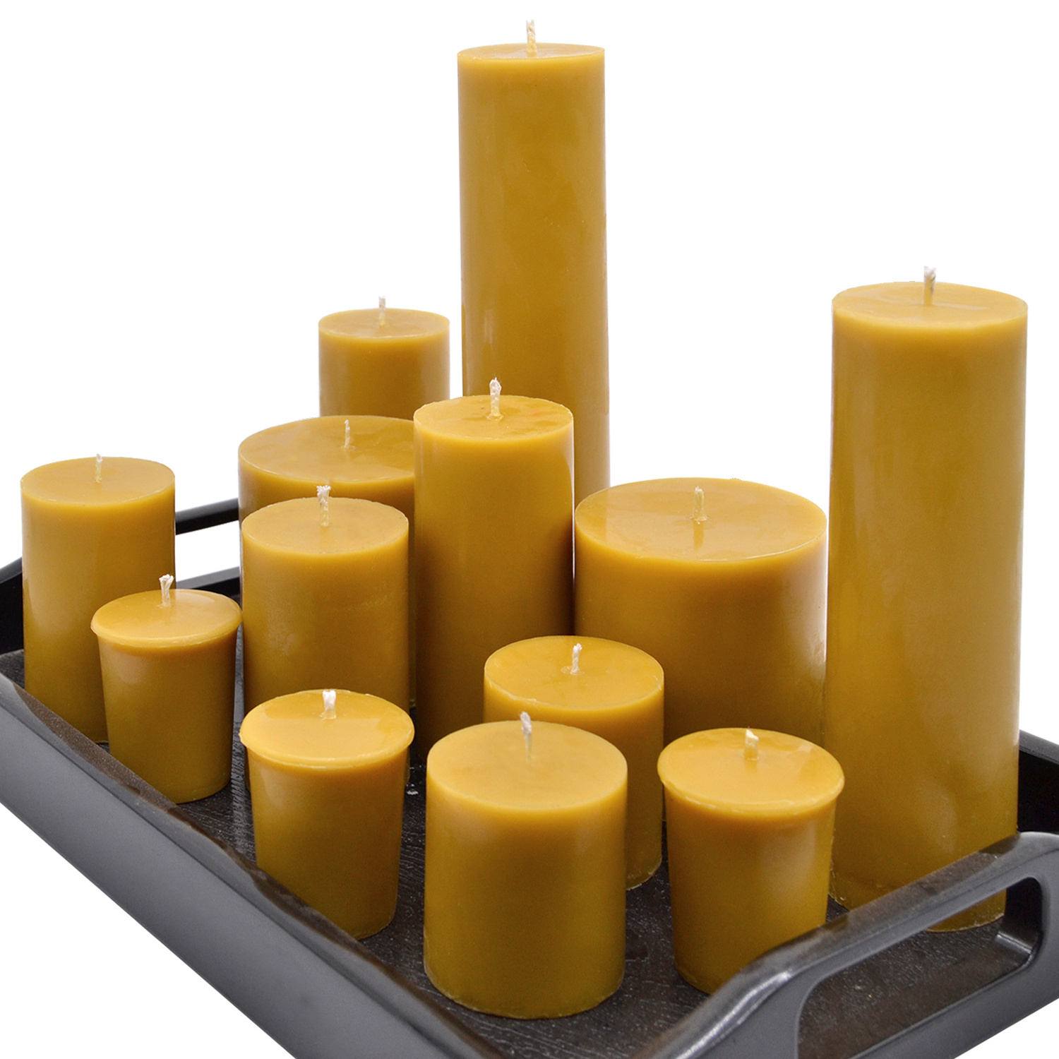 Organic Beeswax Pillar Candles Scented Beeswax Bees Wax Candles