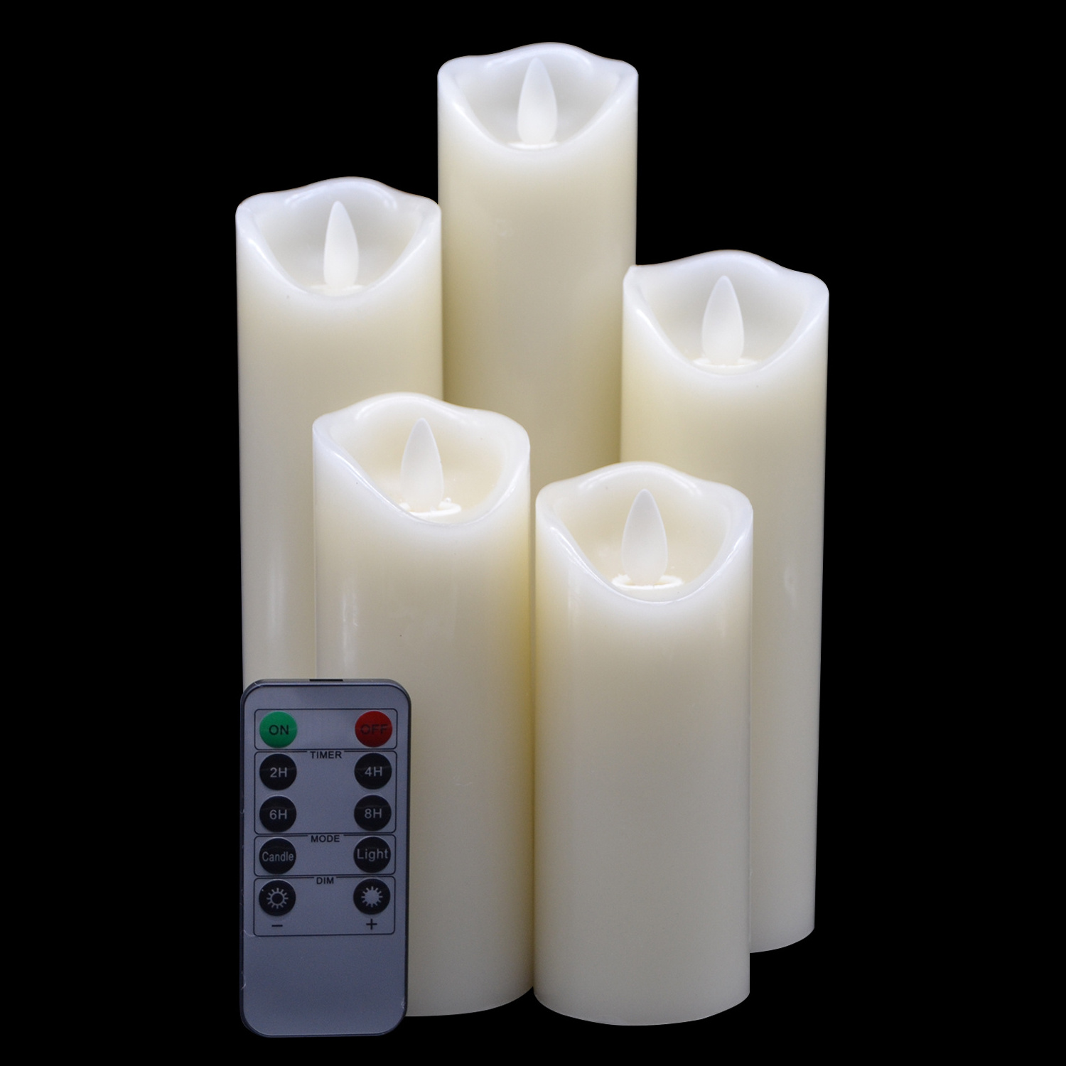 Low Price No Flame Led Moving Wick Candles With Remote Control