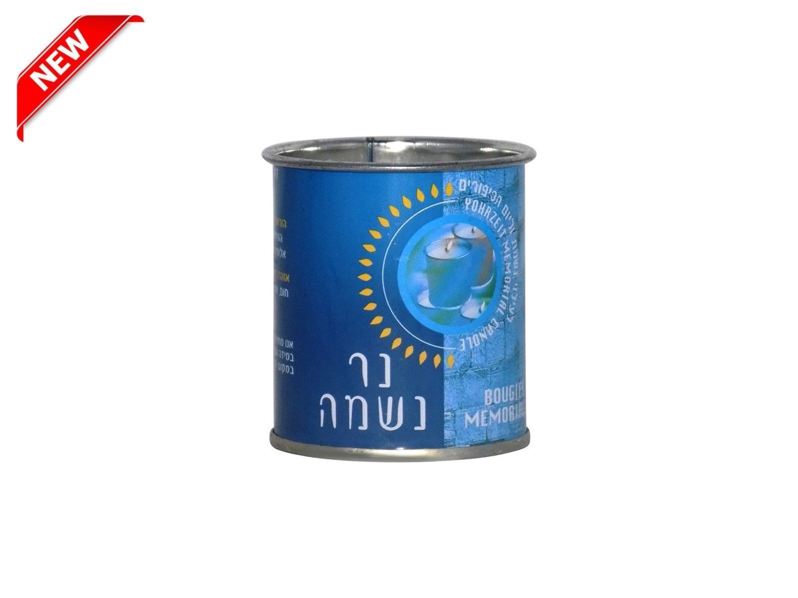 Wholesale paraffin wax private label 26 hours Israel grave memorial candles