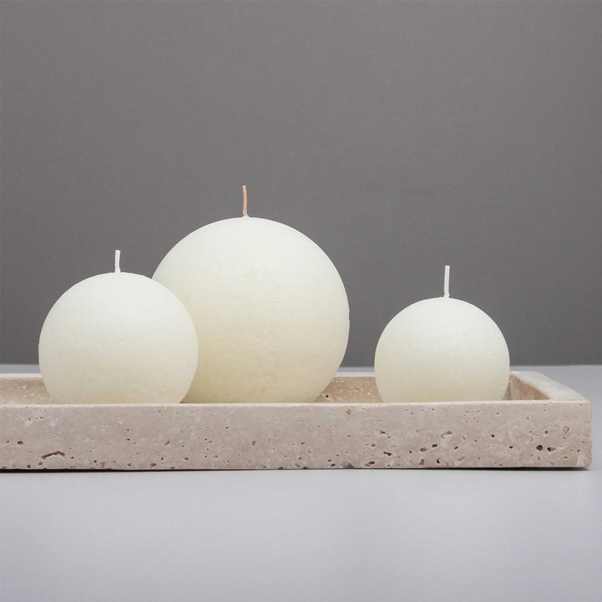 Beeswax Soya Wax Scented Altar Large Decorative Ball Candles