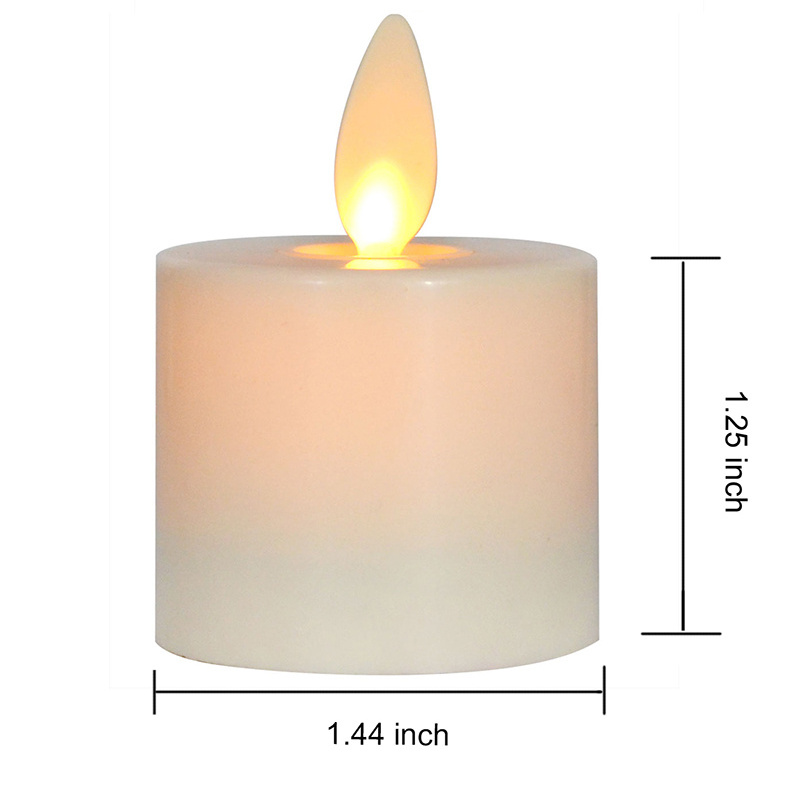 Battery Operated Flameless Moving Fllame Tealight Led Candles