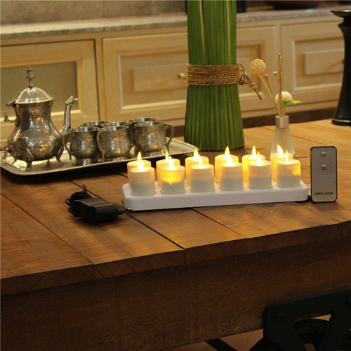 Wholesale Rechargeable Moving Wick Led Tealight Candles In Bulk