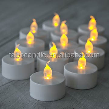 Wedding Long Lasting Battery Operated LED Flickering Flameless Tealight Candles