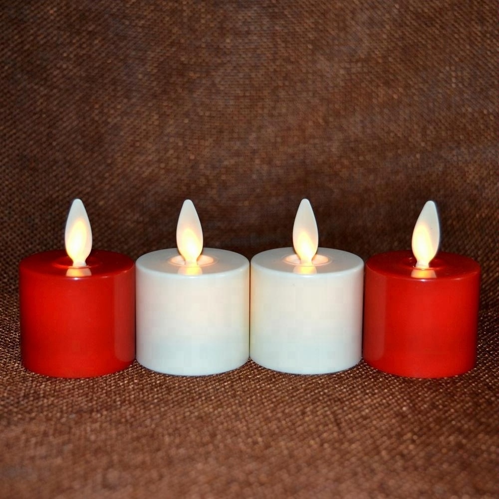 LED flickering tea lights battery operated candles