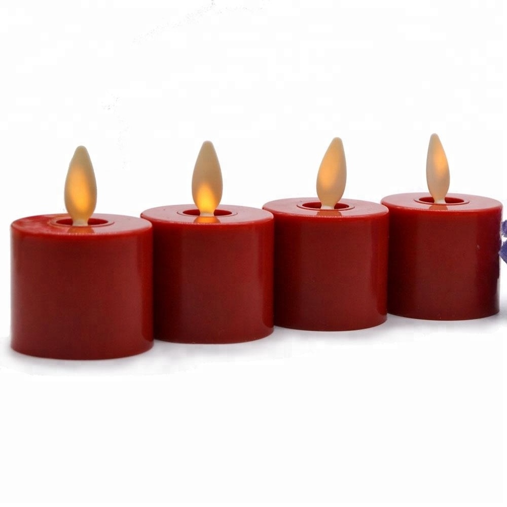 LED flickering tea lights battery operated candles